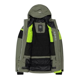 CMP | Giacca da Sci in twill Uomo - Verde/Acido