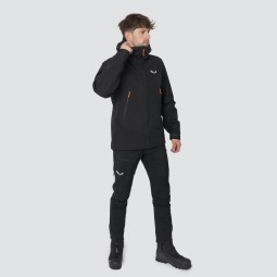 Salewa | Guscio Ortles 3L Gore-Tex Performance Uomo - Nero