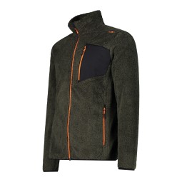 CMP | Pile HighLoft mélange con tasca termoapplicata Uomo - Olive