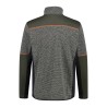 CMP | Pile knit-tech jacquard inserti su spalle - Olive/Antracite
