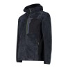 CMP | Pile HighLoft con cappuccio Uomo - Titanio/Nero