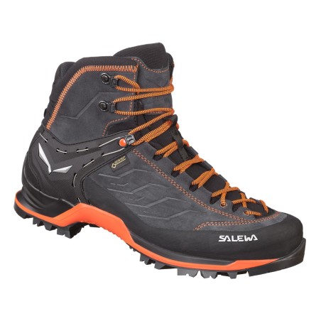 Salewa | Mountain Trainer Mid Gore-Tex Scarponi Trekking Uomo- Nero /Arancio