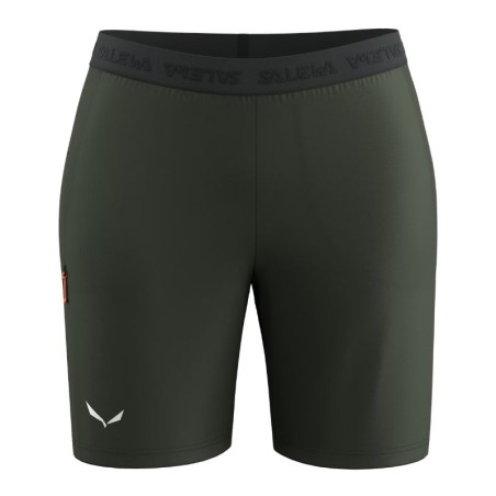 Salewa | Puez Short Pantaloncini Donna - Dark Olive