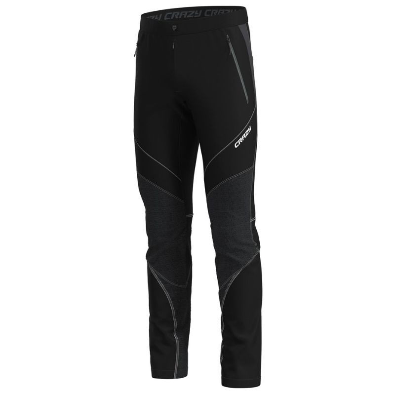 Crazy Idea | Pant Flame Uomo - Nero