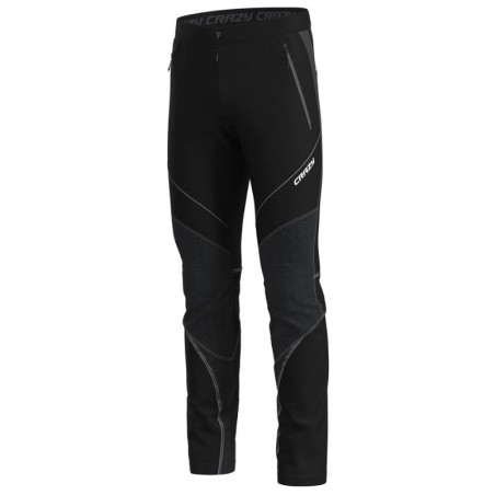 Crazy Idea | Pant Flame Uomo - Nero
