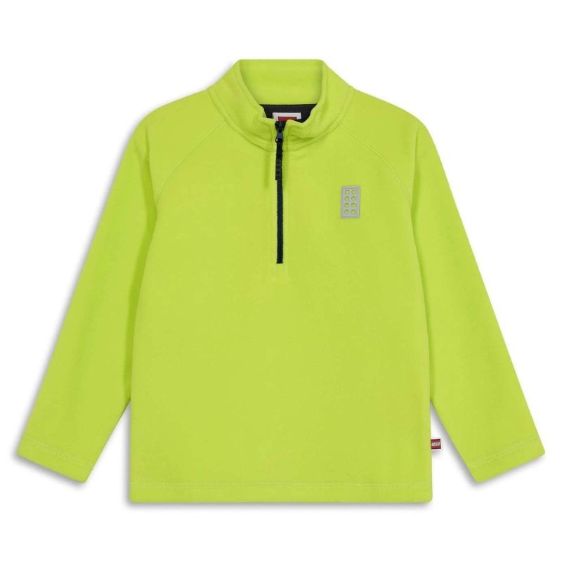 Lego | Pullover Pile mezza zip bambino - Lime Green