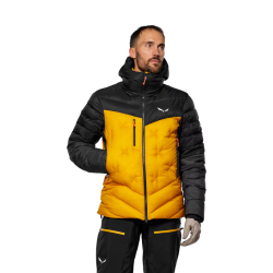 Salewa | Ortles Medium 4 RDS Down Piumino Uomo - Nero/Giallo