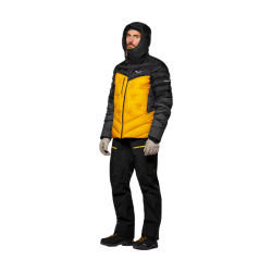Salewa | Ortles Medium 4 RDS Down Piumino Uomo - Nero/Giallo